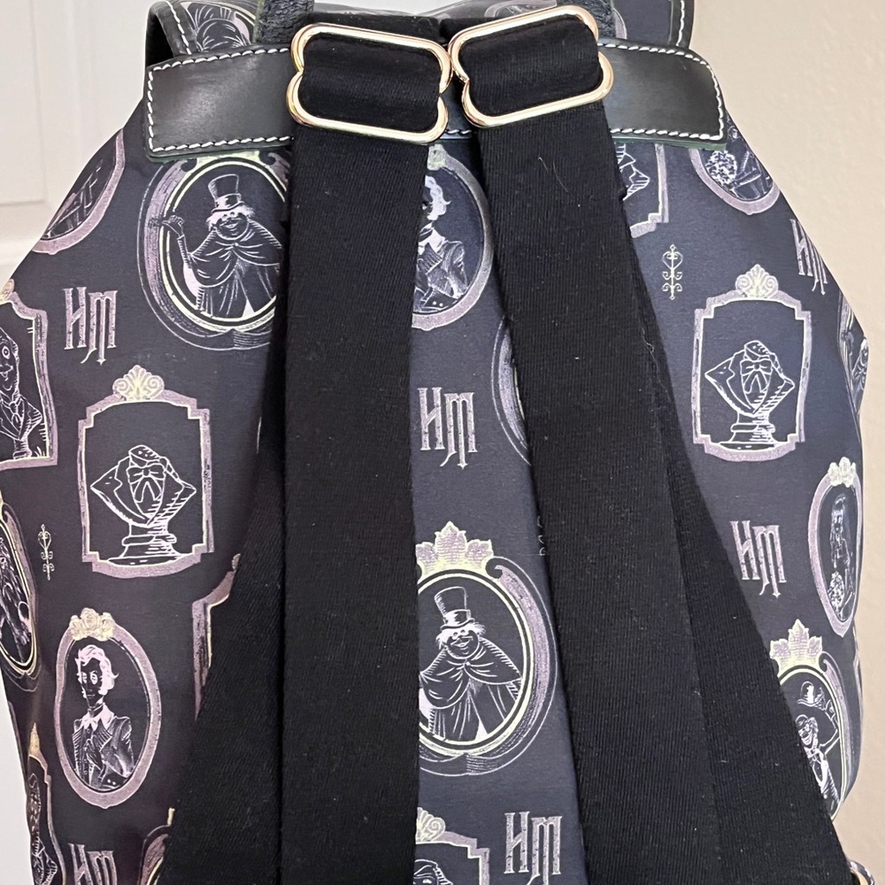 Black Patterned Women’s Backpack - Picture 2 of 10